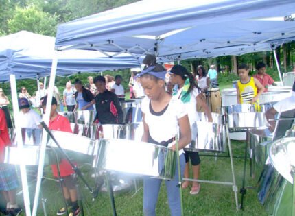 Steelband music at McKenzie-King Park