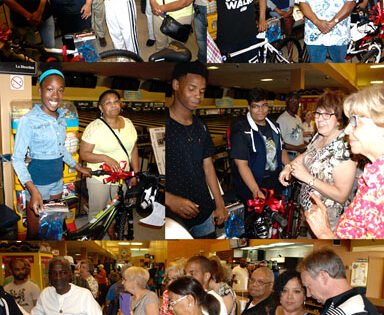 Four students received bikes