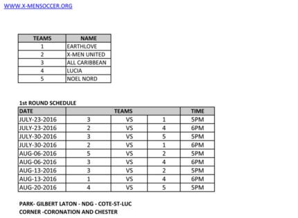 Summer 7 vs. 7 Soccer League  opens on July 23