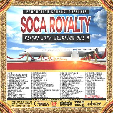 2017 Soca CDs now available