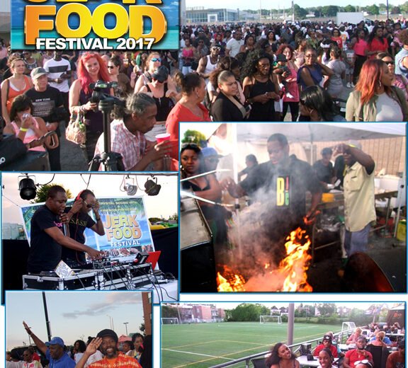 Thousands packed the Jerk Food festival