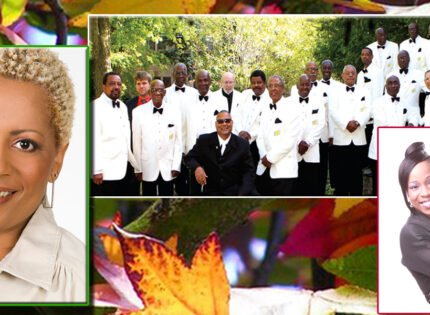 Richardson and Thompson- Hall join Men’s Choir on stage