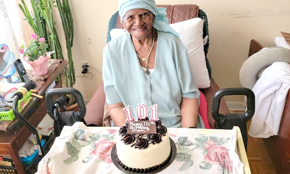 Celebrating 101: Happy Birthday to  Ms.Leonora Lewis