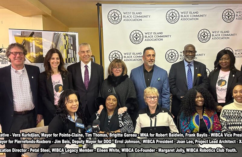 West Island Black Community Association  Announces Rebuilding of Community Center